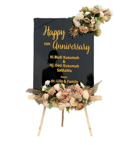 Papan Bunga Akrilik Gearek