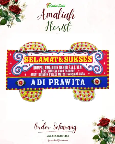 Papan Bunga Ucapan Selamat Gearek