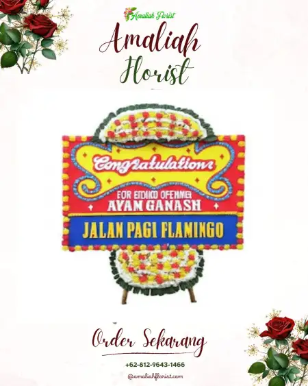 Sewa Papan Bunga Gearek